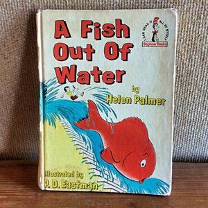 A Fish Out Of Water Dr. Seuss Beginner Book, Kids Educational Story, As Is
